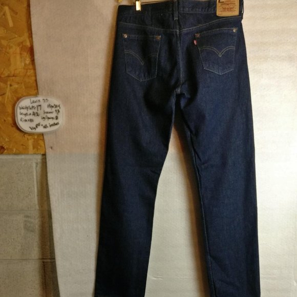 Vintage Deadstock LEVIS 502 EXPOSED RIVETS Black Batwing RaRe/Collectors/Archive - Picture 2 of 11